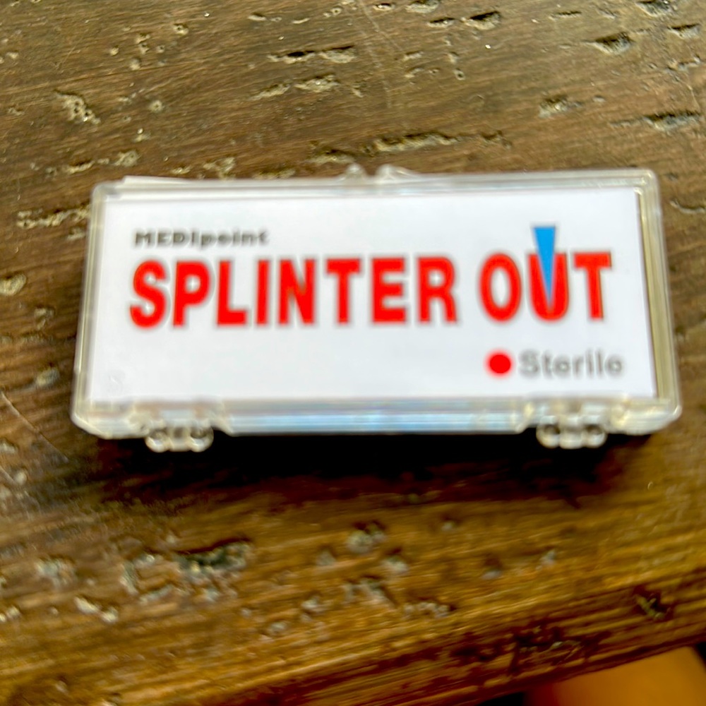 2 Boxes of ten splinter out tool to assist with splinters